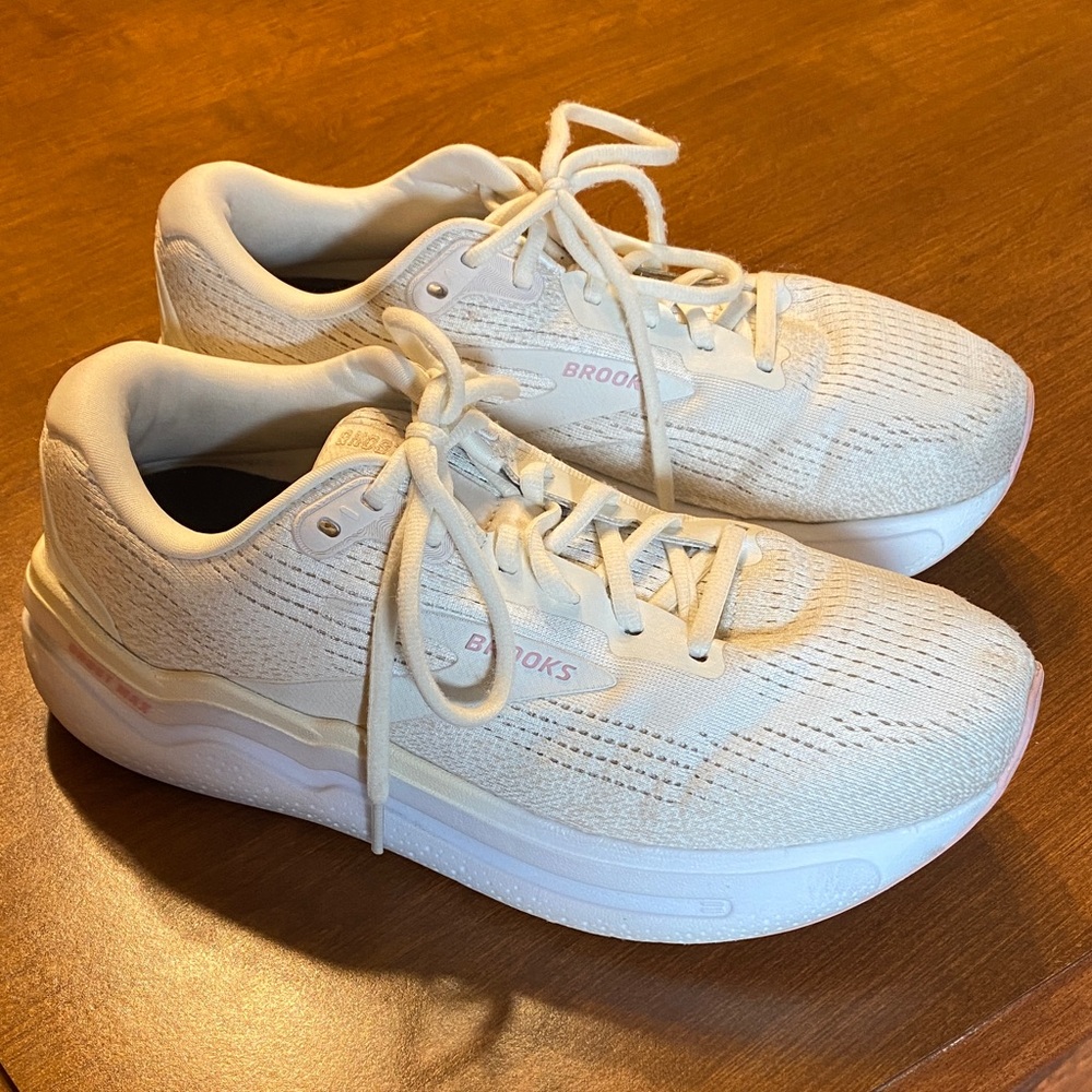Brooks Cream Athletic Shoes